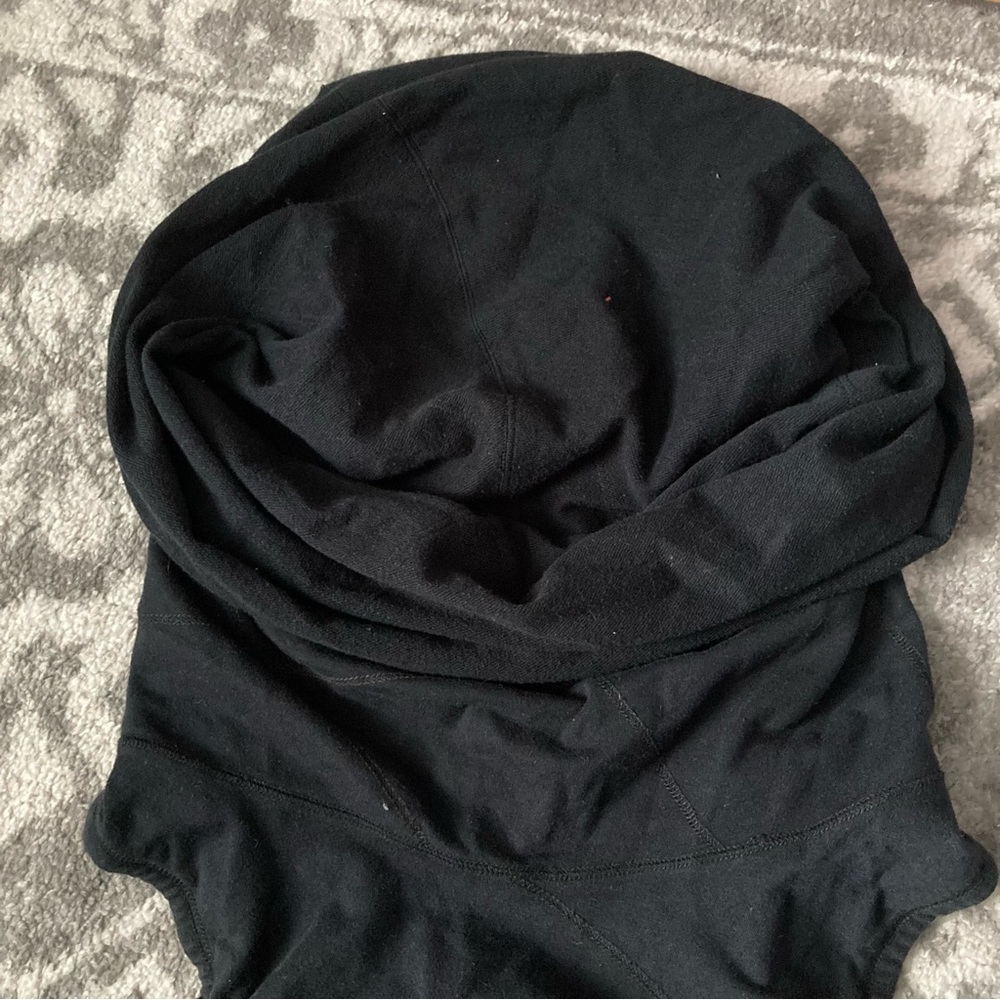 Alice & Olivia Black Long Cowl Neck Sleeveless Shirt/Tunic/Dress - Picture 6 of 7